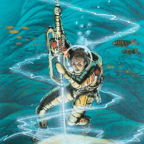 sketch 416, Lucky Starr and the Oceans of Venus, Isaac Asimov scuba, sk_416