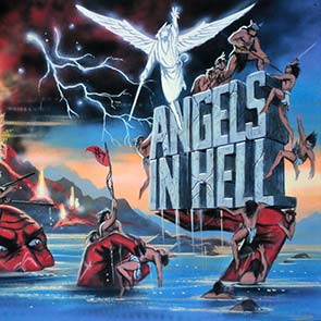 sketch 002, Angels In Hell. Morris, angel, devil, lightning,  sk_002