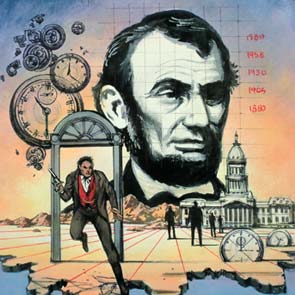 sketch 246, After the Fact, Fred Saberhagen Lincoln, capital, clock, sk_246