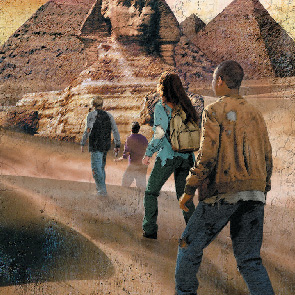 Everworld, K.A. Applegate, sand, sphinx, pyramid, sun