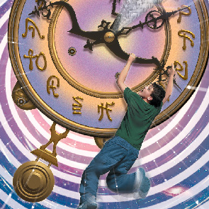 Everworld, K.A. Applegate, clock, Adam Cricco, robot, spiral