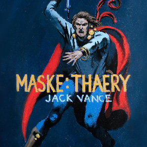 sketch 375, Maske: Thaery, Jack Vance, knife, cape, sketch