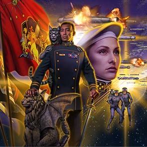 David Weber, Honor Harrington,  flag, explosion, beret, statue, treecat, planet, metals, military, griffin, wings, hammerhead, House Of Steel: The Honorverse Companion, House Of Steel, Honorverse Companion, House, Honorverse, Companion