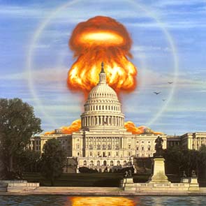 Painting, Cataclysms, Capital, Nuclear, Explosion, Janet Morris, Forty Minute War, Morris, Janet And Chris, The 40 Minute War: Before, Janet and Chris Morris