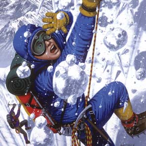 Choose Your Own Adventure, Everest, climbing, fall, rope, glasses, cleets, snow, ice, Climb Mount Everest