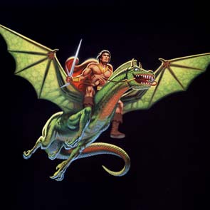 Blackstar, toy, sword, cape, dragon, fly, lizard, wing, barbarian, Mounted Figure