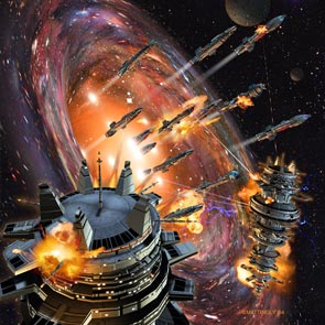 David Weber,  space ship, ship, black hole, explosion, warp, thruster, matt_407, Steve White