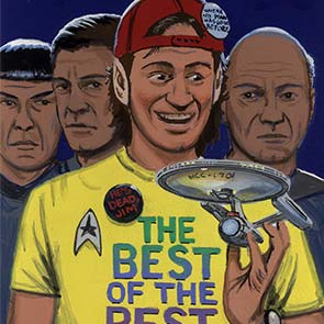 sketch 010, The Best of the Best of Trek, sketch, Enterprise, Picard, Kirk, Spock
